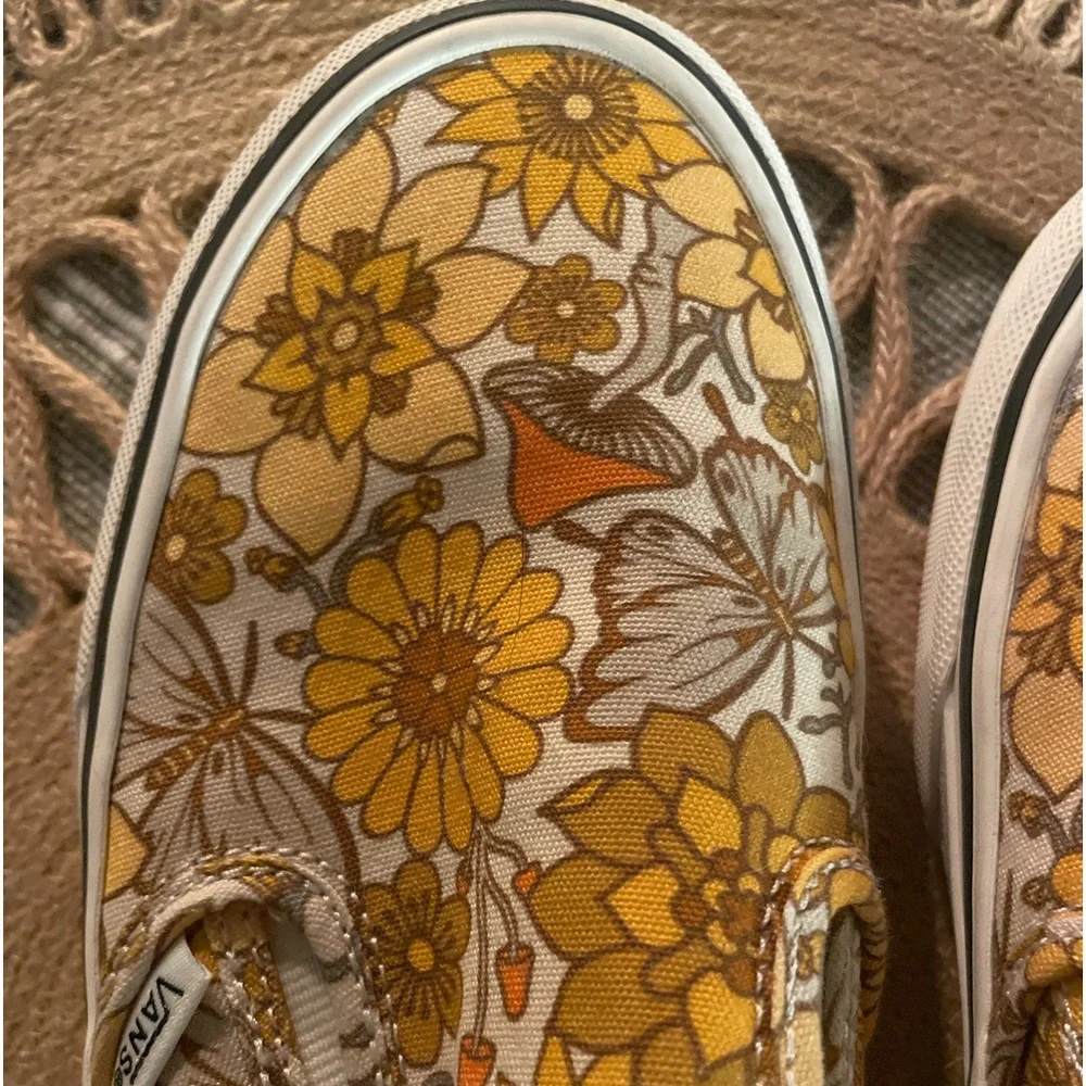 Vans Trippy Floral Slip On SF Shoes Mushroom Hippy Floral Ultra Cush W 6.5 M 5 - Picture 3 of 13